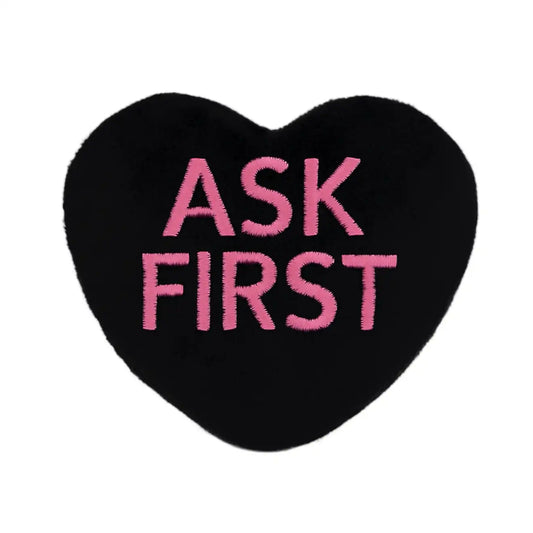 PAWDIO™ Plush Charms – ASK FIRST Series - Heart Shape(include two)